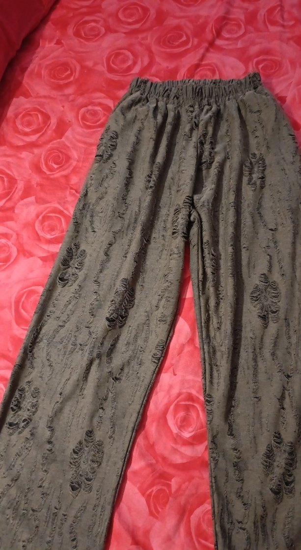 acık kahve Kadın Kumaş Pantolon cepli Rahat Kesim - Görsel 2