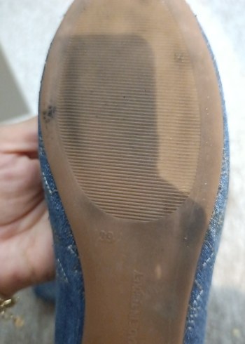 Mavi Kadın Denim Dolgu Topuk Babet - Görsel 2