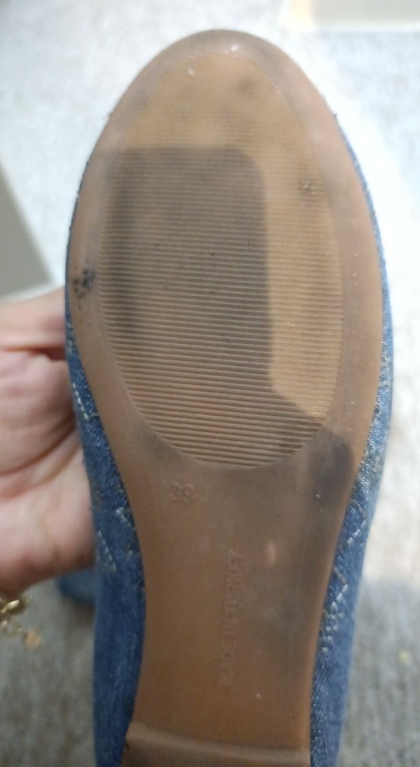 Mavi Kadın Denim Dolgu Topuk Babet - Görsel 2