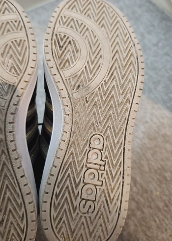 Bayan Siyah Spor Ayakkabı Velcro - Görsel 4