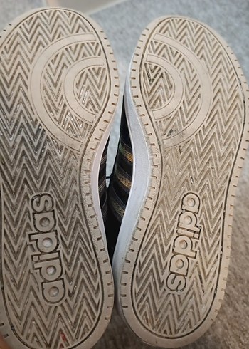 Bayan Siyah Spor Ayakkabı Velcro - Görsel 5