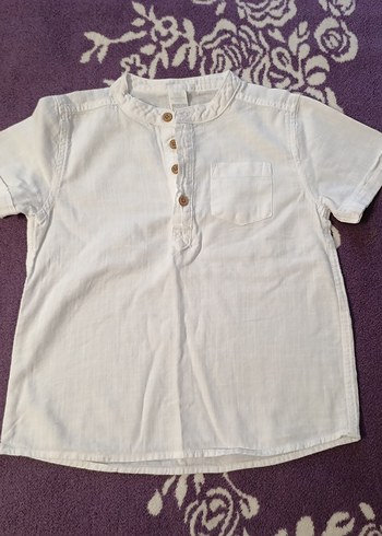 Bej Bebek Erkek Keten Takım - Görsel 12