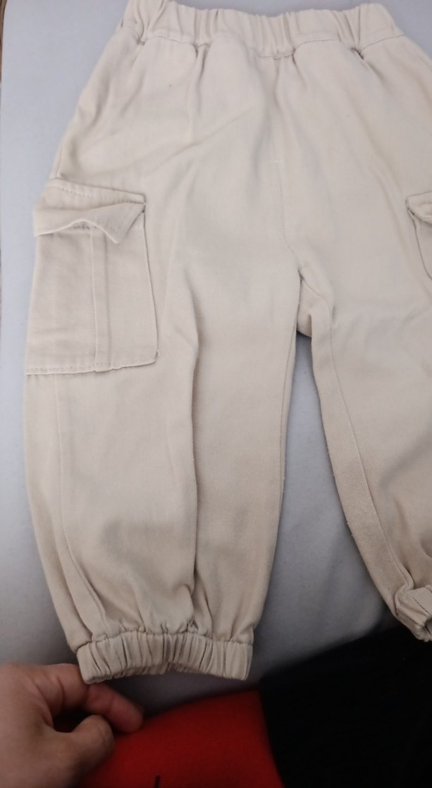 Bej Bebek Erkek Keten Takım - Görsel 2