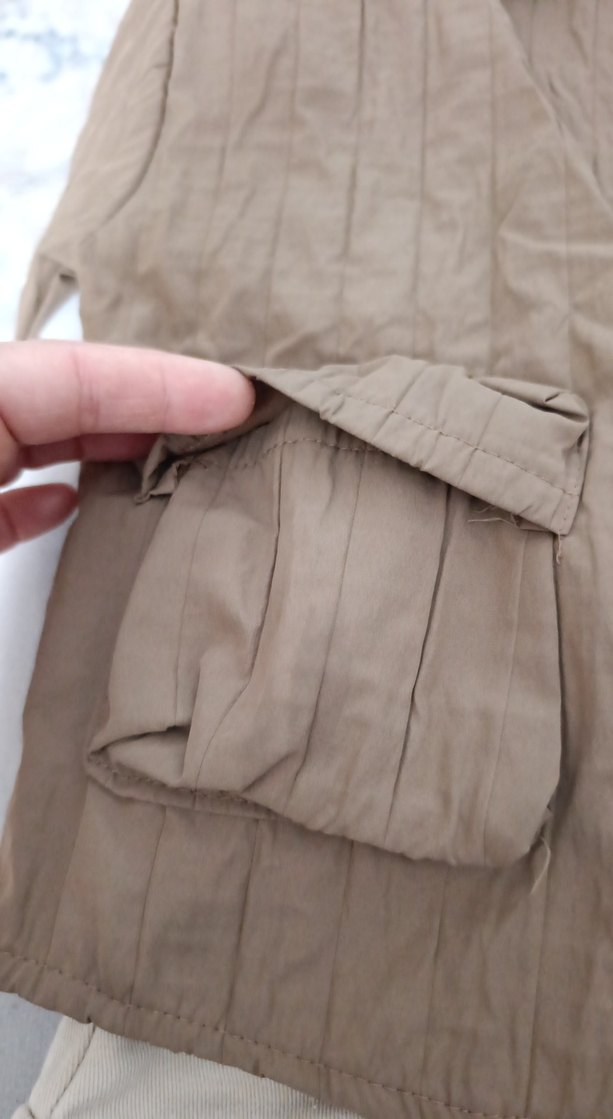 Bej Bebek Erkek Keten Takım - Görsel 5