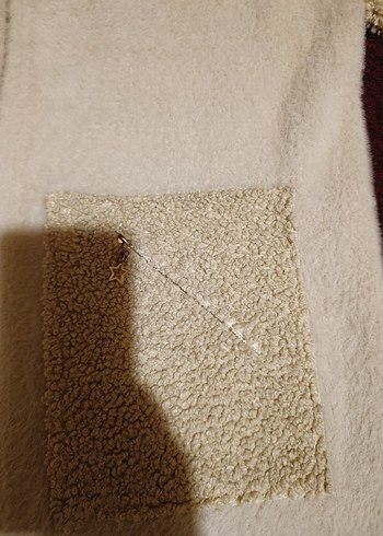 Bej Düğmeli Midi Kaban 38/42 - Görsel 4