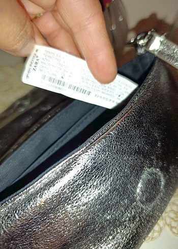 Klasik Şıklıkta  metalik Kadın Çanta - Görsel 5