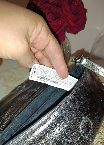 Klasik Şıklıkta  metalik Kadın Çanta - Görsel 4