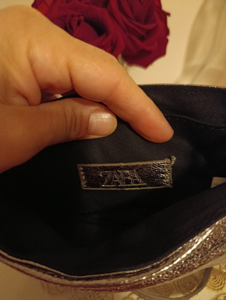 Klasik Şıklıkta  metalik Kadın Çanta - Görsel 3