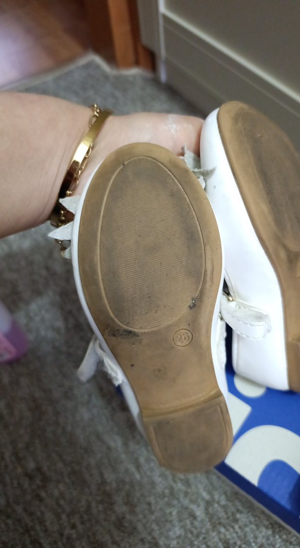 Beyaz Fırfırlı Kız Çocuk Babet - Görsel 3