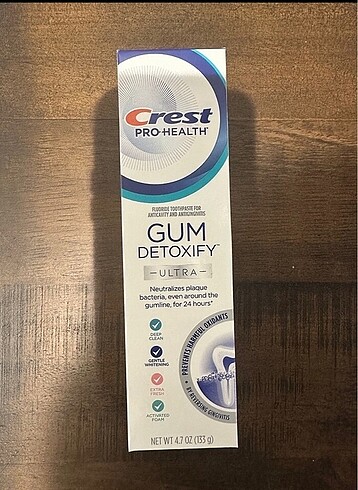 Crest gum detoxify