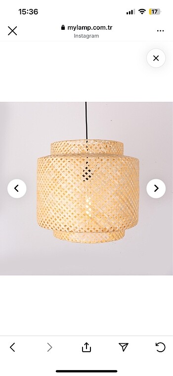 Rattan avize