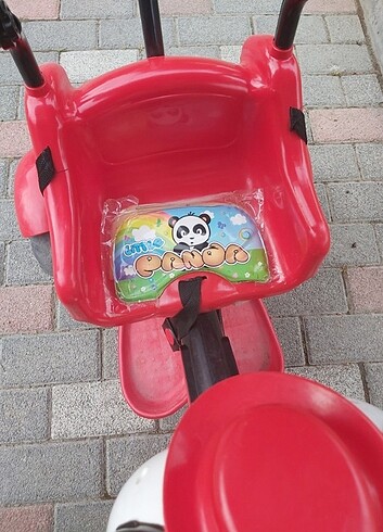 Diğer Beden kırmızı Renk Bebek panda bisiklet