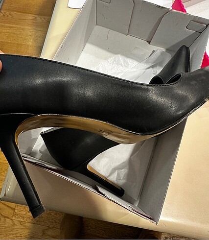40 Beden Pumps up marka hakiki deri stiletto