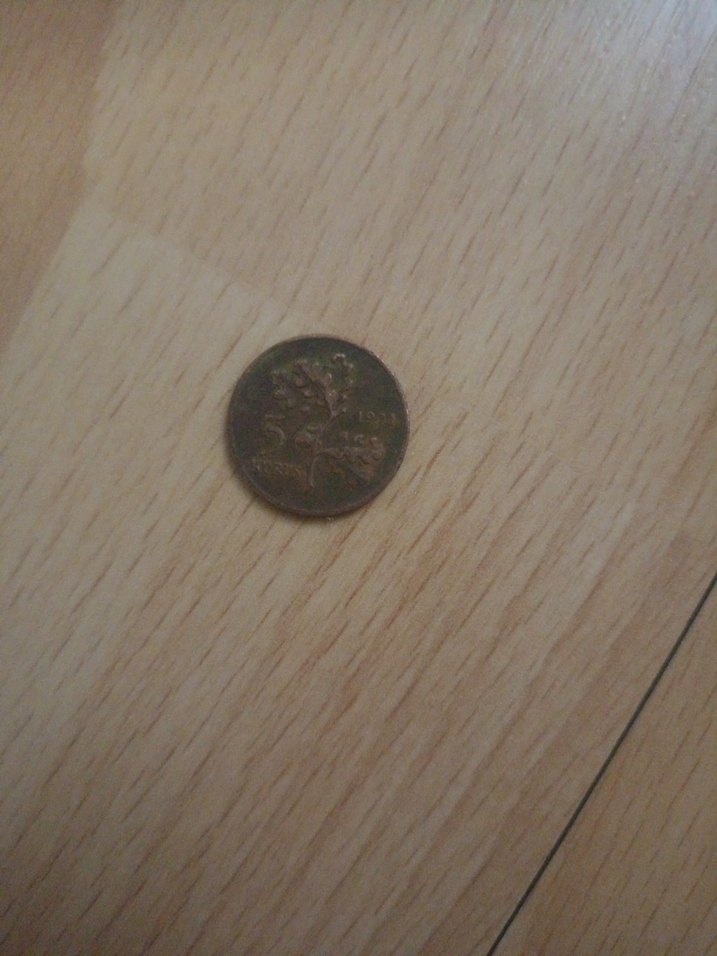 Parlak Kahverengi Vintage Erkek Rozeti - Görsel 2