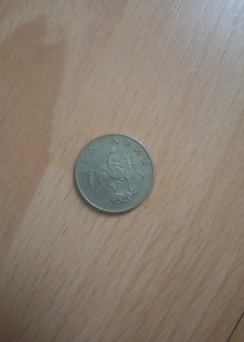 Parlak Altın Renkli 50 Kuruş Rozeti - Görsel 2