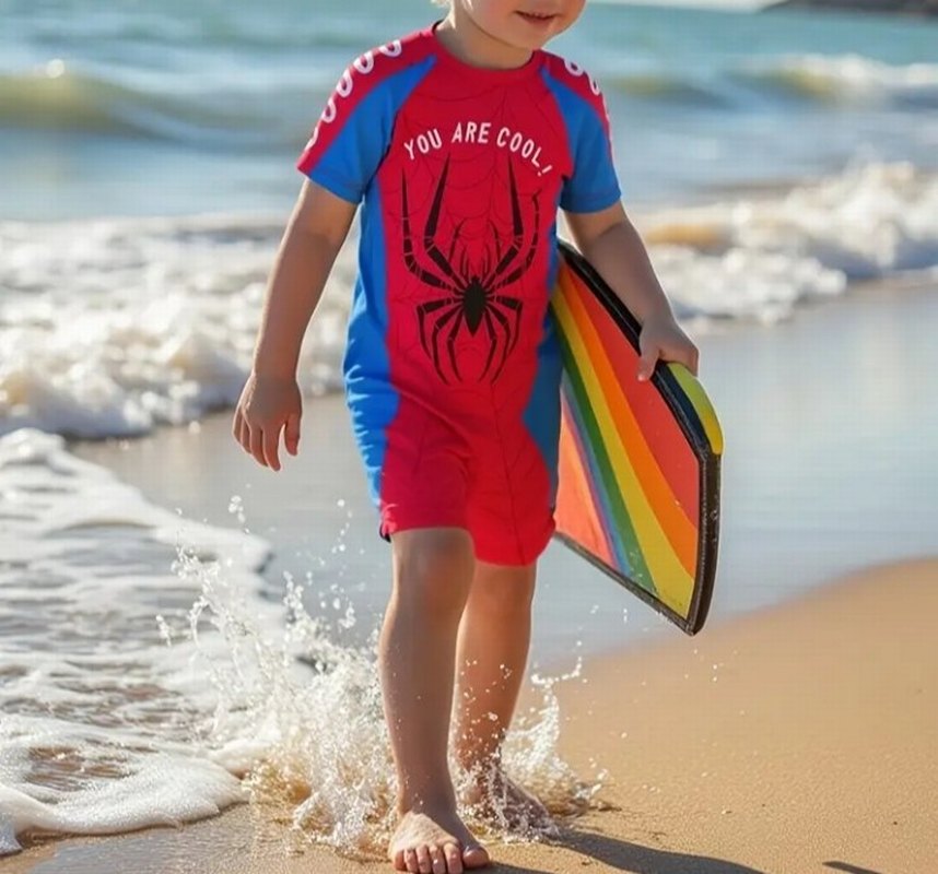 Erkek Çocuk Renkli Kısa Kollu Mayo - Görsel 2