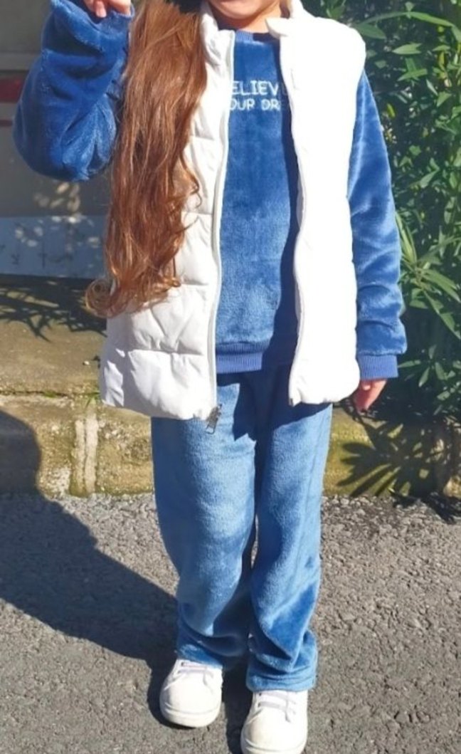 Kız Çocuk Beyaz Şişme Yelek - Görsel 2