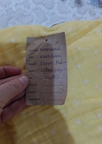 Sarı Bebek Uyku Tulumu - Görsel 7