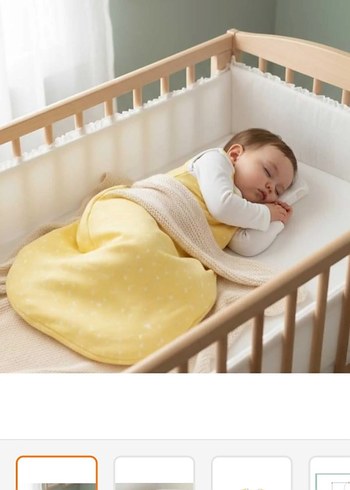 Sarı Bebek Uyku Tulumu - Görsel 13