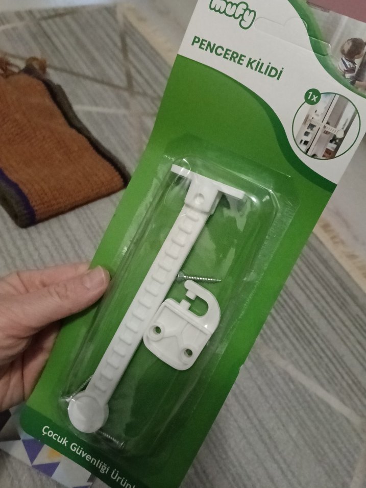 beyaz Pencere Kilidi Çocuk Güvenliği - Görsel 3