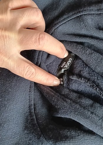 çocuk Lacivert Kapüşonlu Sweatshirt - Görsel 8