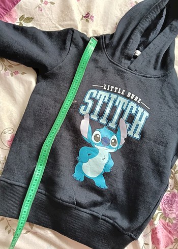 çocuk Lacivert Kapüşonlu Sweatshirt - Görsel 6