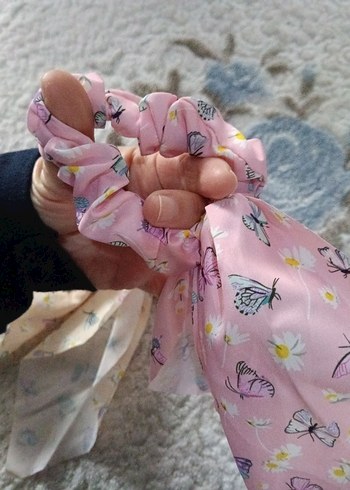 Bohem Tarz Pastel Renkli Kurdeleli Saç Tokası - Görsel 4