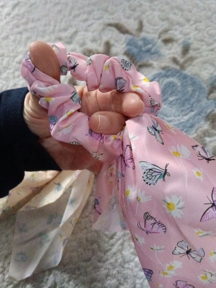 Bohem Tarz Pastel Renkli Kurdeleli Saç Tokası - Görsel 4