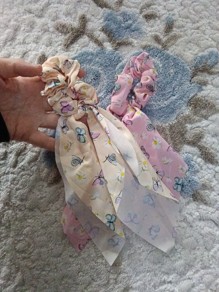 Bohem Tarz Pastel Renkli Kurdeleli Saç Tokası - Görsel 2