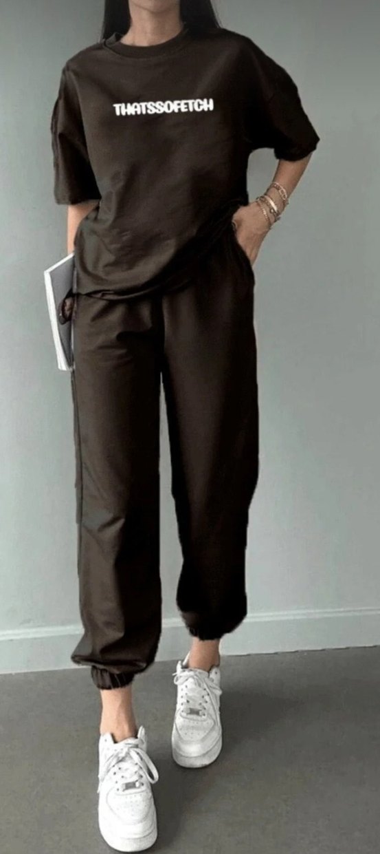 Kadın Rahat Kesim Eşofman takımı - Görsel 2