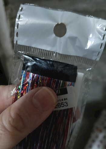 Renkli Püsküllü Kadın Saç Aksesuarı - Görsel 6