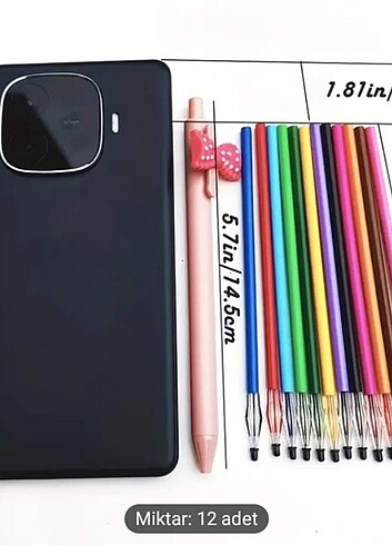  Beden 12 li fineliner kalem