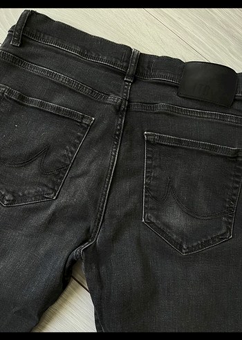 33 Beden Düğmeli Antrasit Erkek Denim Pantolon
