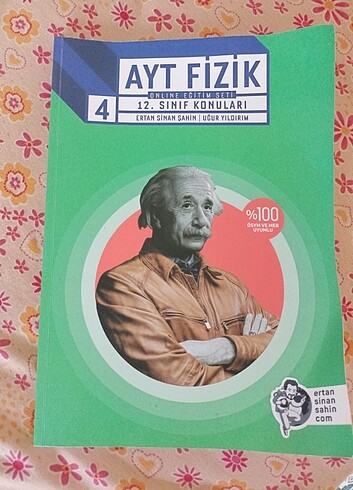 Ertan Sinan Şahin ayt tyt fizik 4.kitap 2022 baskı yepyenidir