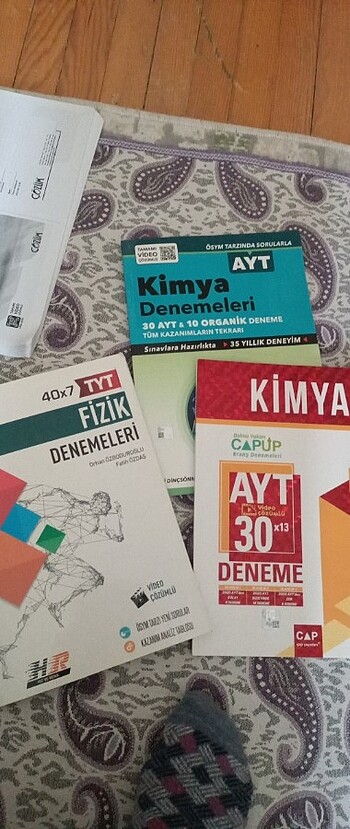 Üçlü set 150 TL kimya aydın deneme 