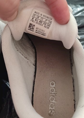 40 Beden Adidas Beyaz Kadın Spor Ayakkabısı