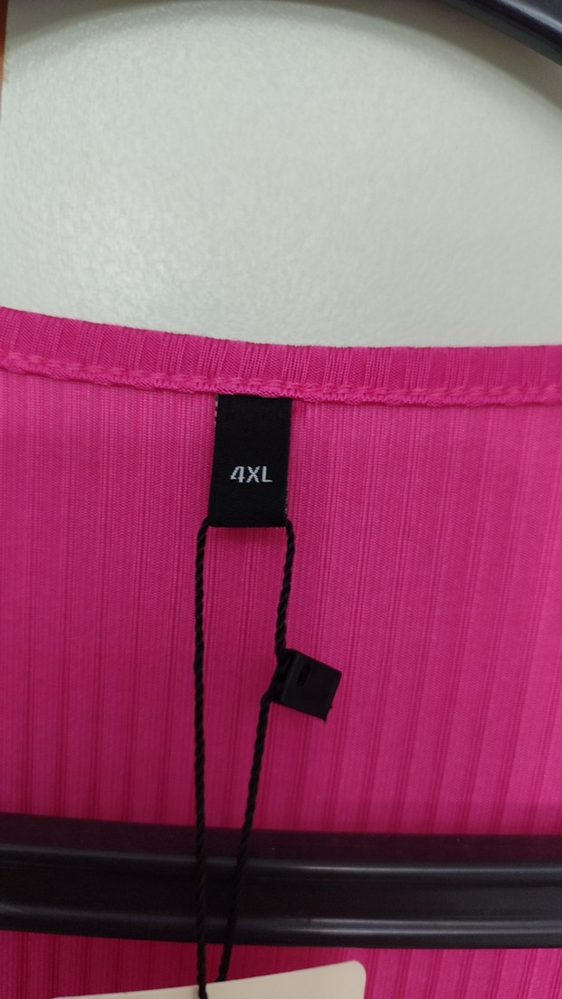 Pembe Pilili V Yaka Midi Elbise - Görsel 2