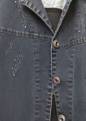 Mavi Kadın Denim Kolsuz Ceket - Görsel 2