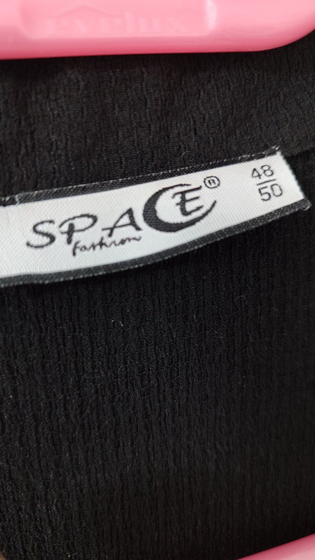 siyah  Düğmeli Kadın crop Gömlek - Görsel 4