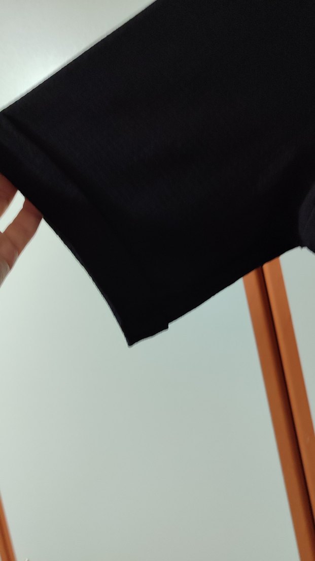 siyah  Düğmeli Kadın crop Gömlek - Görsel 2