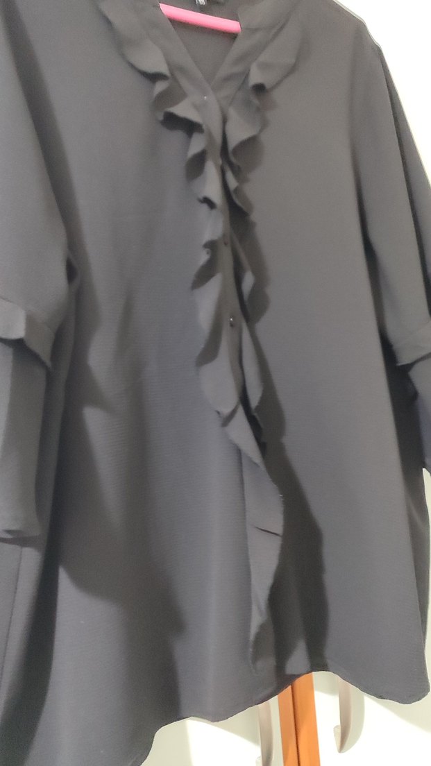 Fırfırlı Kadın gömlek - Görsel 4