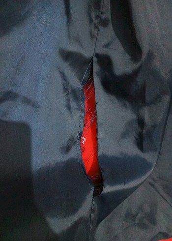 Kırmızı Çift Düğmeli Kaban - Görsel 5