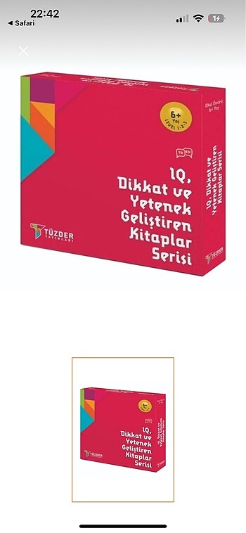 Tüzder dikkat ve zeka kitap seti