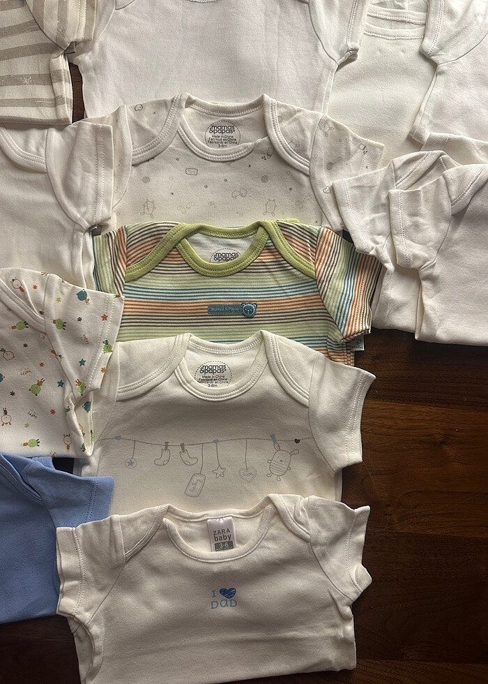 Mamas papas body 13 adet - Görsel 2