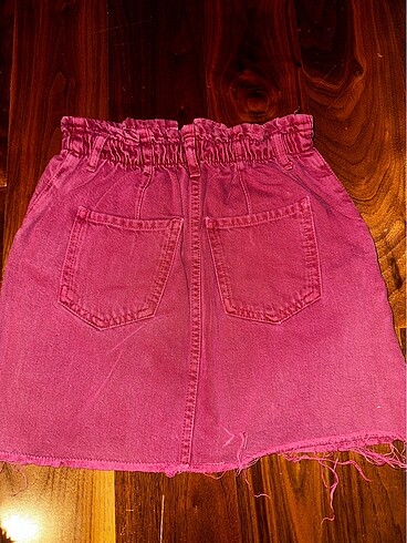 Zara Zara bordo jean etek