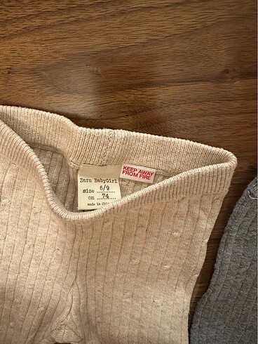 6-9 Ay Beden çeşitli Renk Zara İkili pantolon pamuklu