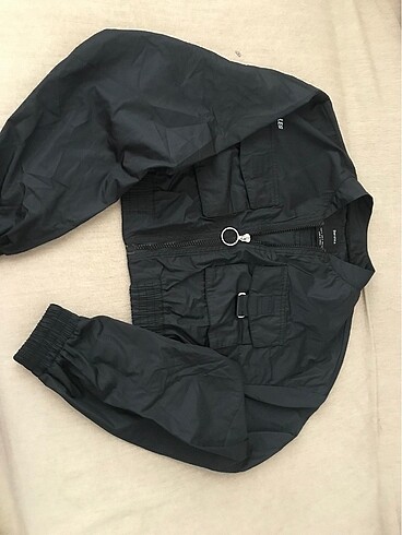 Crop ceket