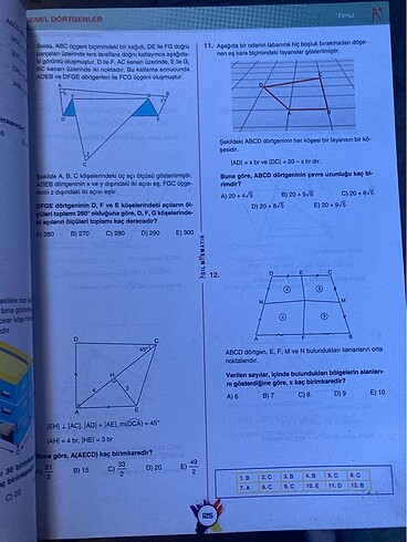  Beden acil matematik soru bankası