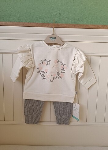Tongs Baby kız bebek 2'li takım 12-18 ay