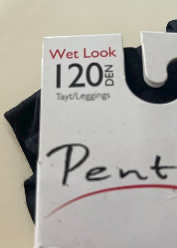 l Beden siyah Renk Penti Siyah Parlak Tayt 120 Denye